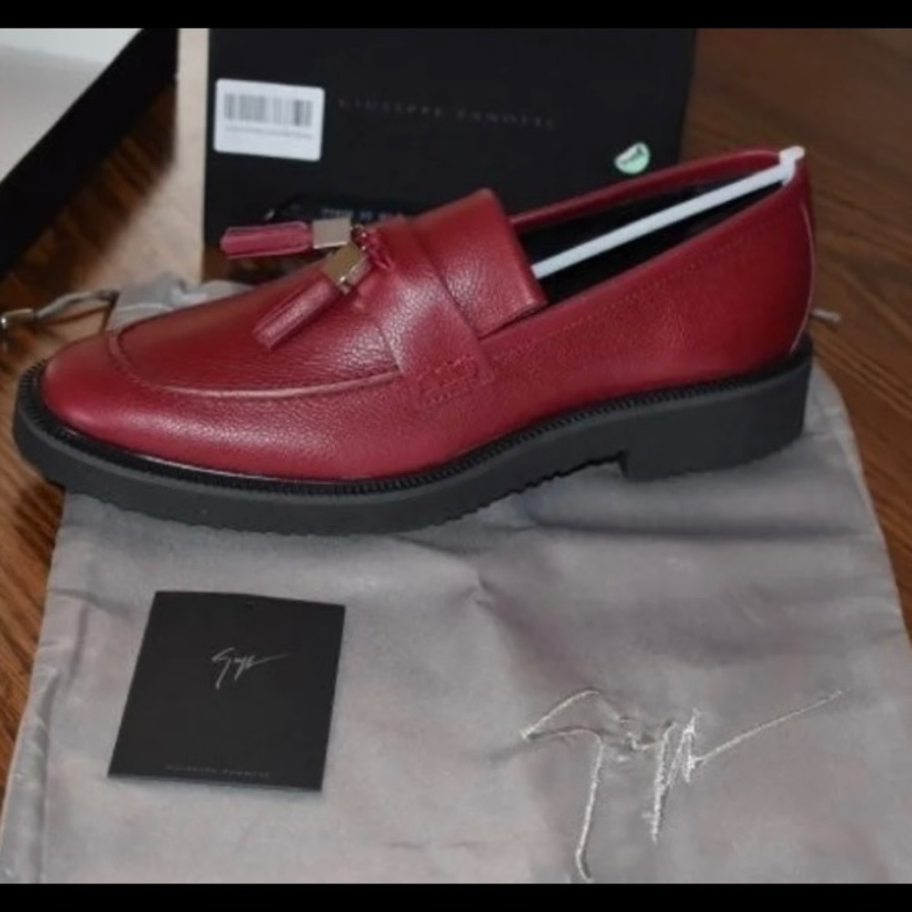 Guiseppe Zanotti Loafers Slip on Amaretto